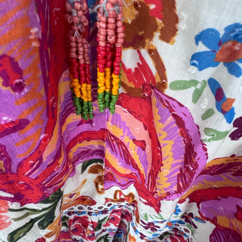 Farm Rio Women's Spring Bananas Maxi Dress Multicolor Size Medium NWT - Picture 13 of 14